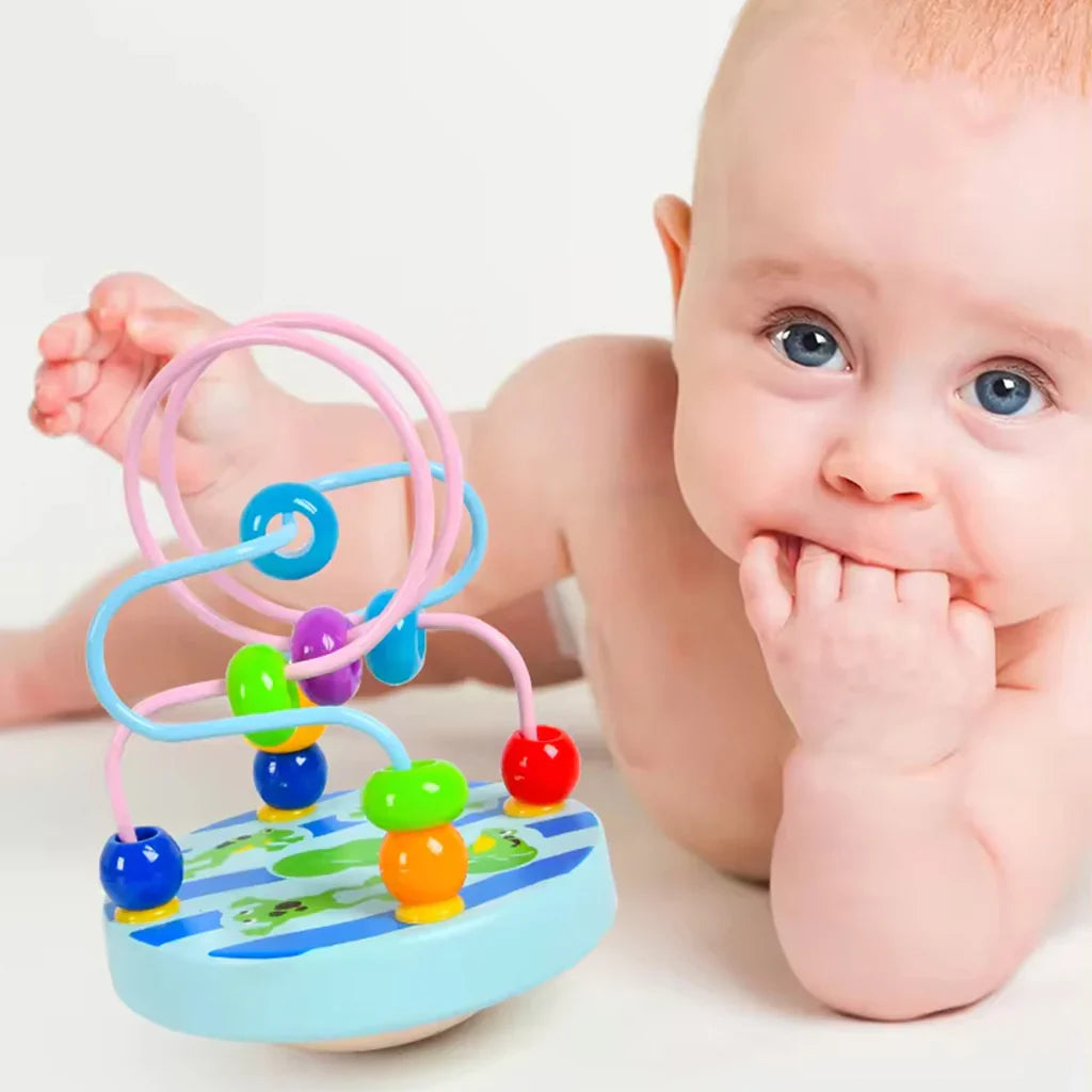 Wooden Sensory Beads Toy for Toddlers